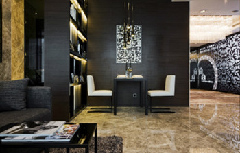 Fashion and cool black hotel design