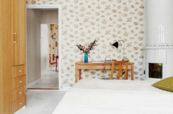 Comfortable white skin bedroom design