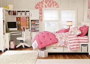The pink fantasy girls bedroom design