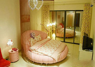 The pink fantasy girls bedroom design