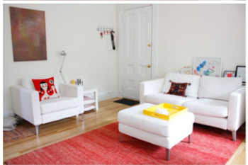 Colorful and simple interior design