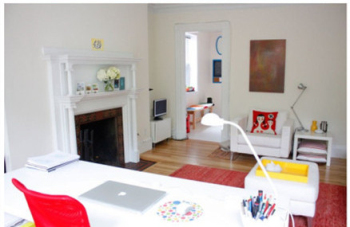 Colorful and simple interior design