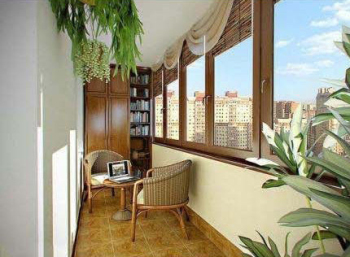 Modern comfortable balcony design