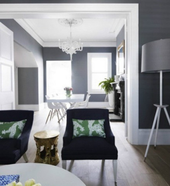The modern simple living room design
