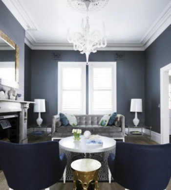 The modern simple living room design