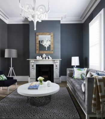 The modern simple living room design