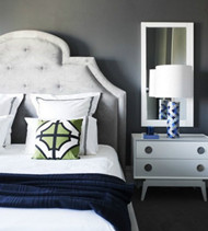 Modern silver-gray interior design