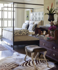 Modern bright and comfortable bedroom