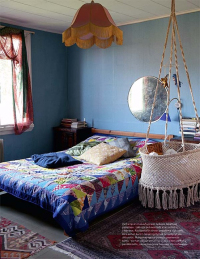Modern bright and comfortable bedroom