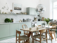 The home simple restaurant design