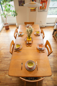 The home simple restaurant design