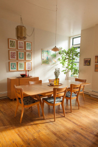 The home simple restaurant design