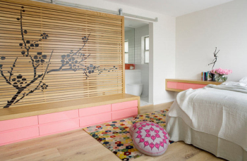 Warm personality bedroom design