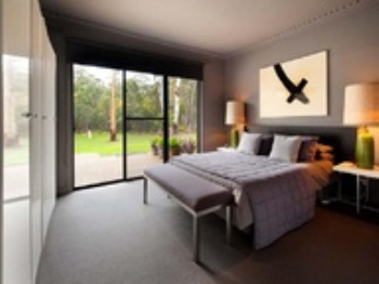 Spacious and clean modern bedroom