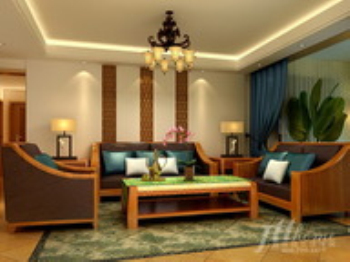 Natural leisure Southeast Asia living room