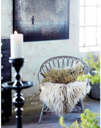 White comfortable interior design