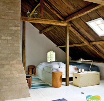 Wooden cabin interior design-2