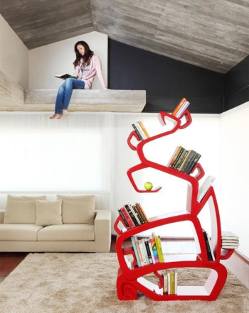 Creative bookshelf design