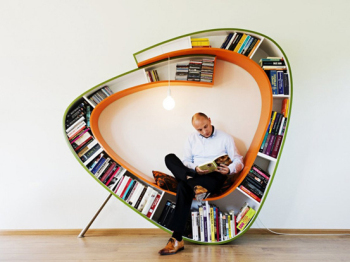 Creative bookshelf design