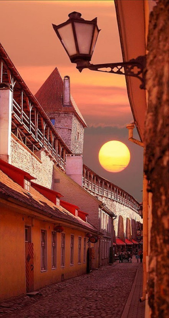 European streetscape