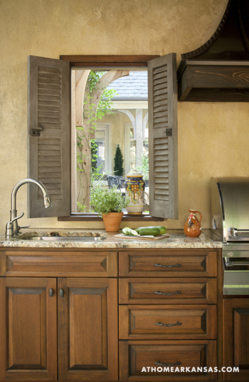 Simple home furnishing kitchen