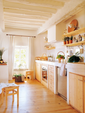 Simple home furnishing kitchen