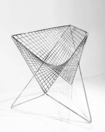 Parabolic grid chair