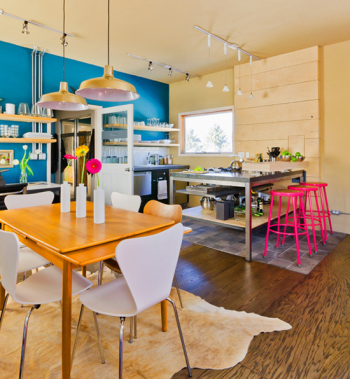 Candy-colored home