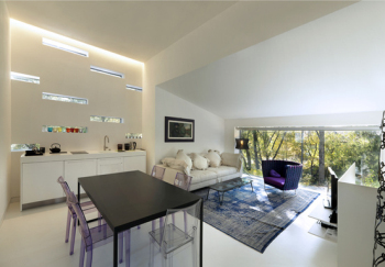 Clean, stylish white home