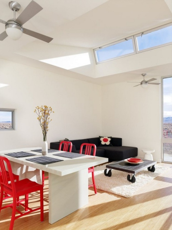 Clean, stylish white home