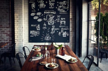 Different style restaurant in the West
