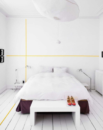 Pure pure white bedroom