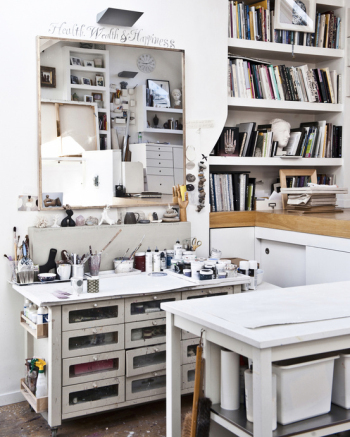 Modern study fashion bookshelf