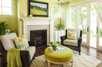 Green fashion home decor