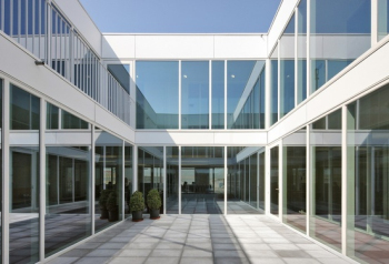Modern white building
