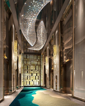 Luxury hotel lobby design