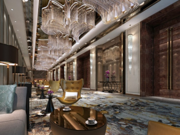 Luxury hotel lobby design