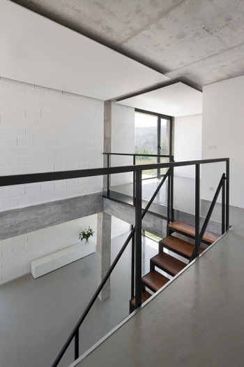 Different styles of stairs