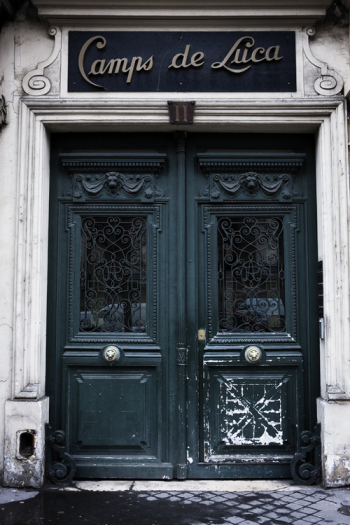 Colored house door