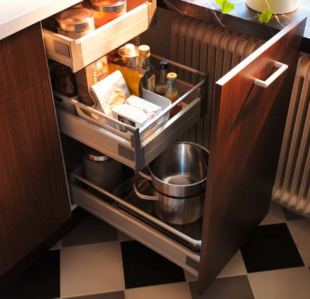 Multilayer rational use of cupboard space