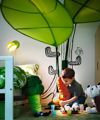 Modern children's toy room design