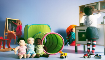 Modern children's toy room design