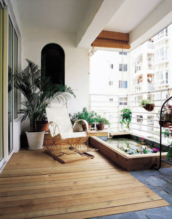 Balcony terrace to enjoy