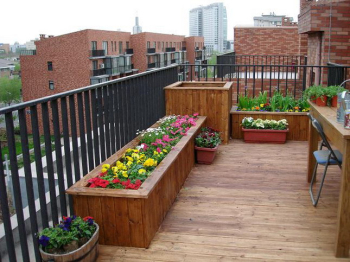 Balcony terrace to enjoy