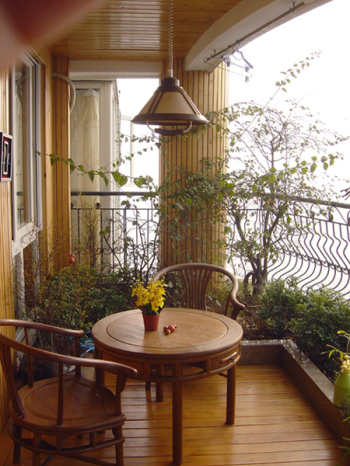 Balcony terrace to enjoy