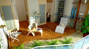 Balcony terrace to enjoy