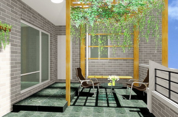 Balcony terrace to enjoy