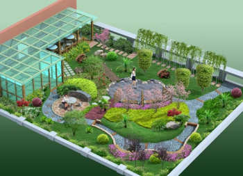 My roof garden work