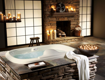 Retro bathroom design