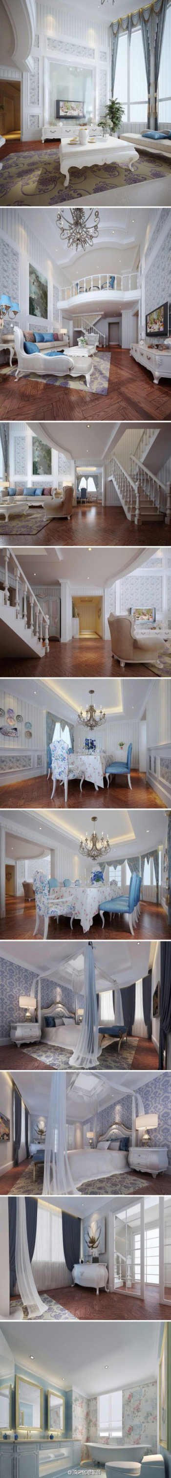 White elegant villa